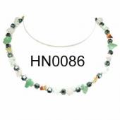 Assorted Colored Semi precious Chip Stone Beads Hematite Beads Stone Chain Choker Fashion Women Necklace